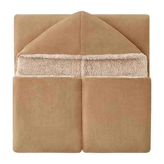 COZY HOODED THROW ICED COFFEE