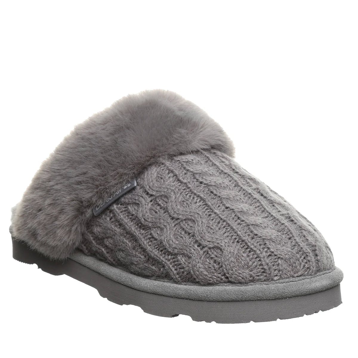 RUMIE CABLE KNIT CHARCOAL