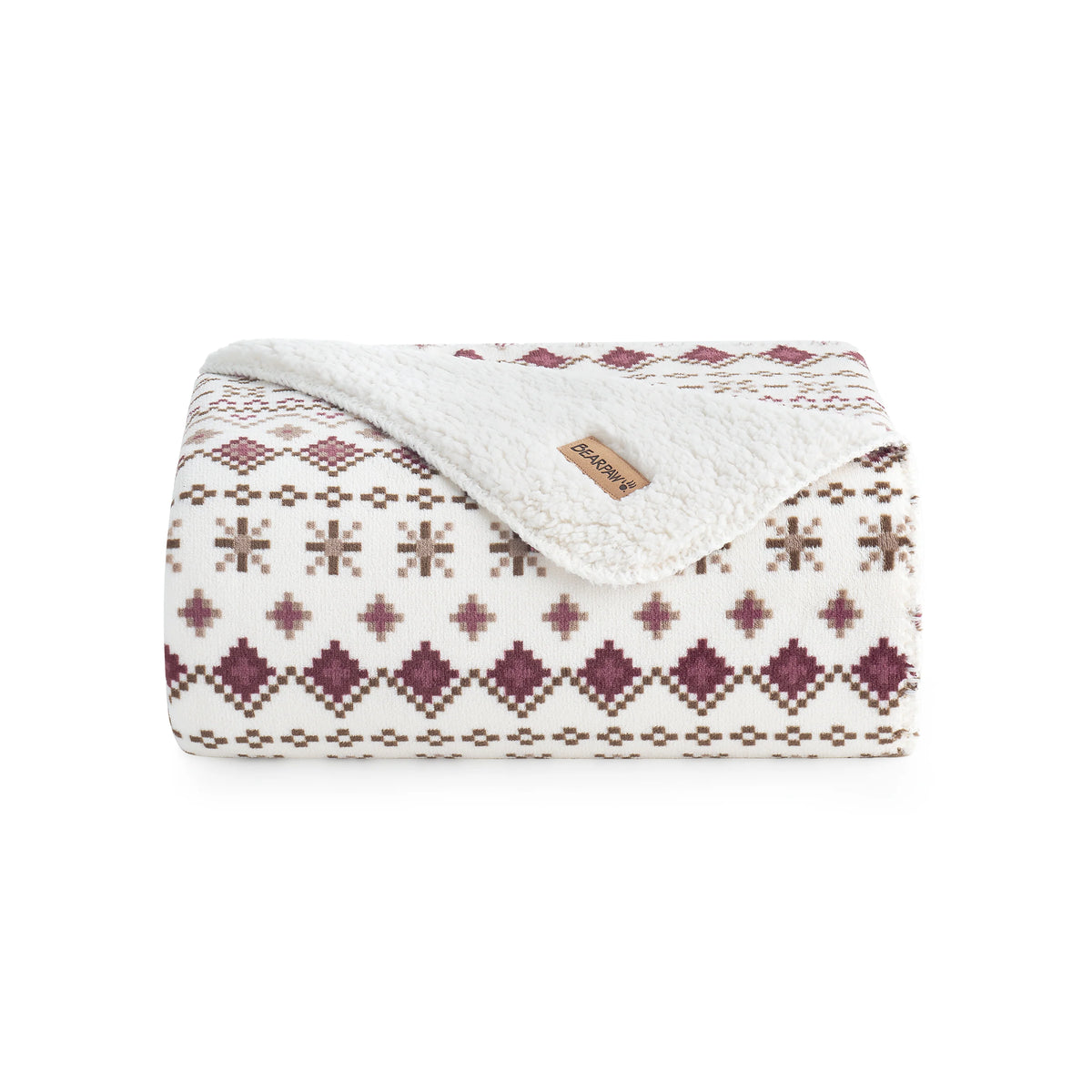 BADGER THROW FAIRISLE