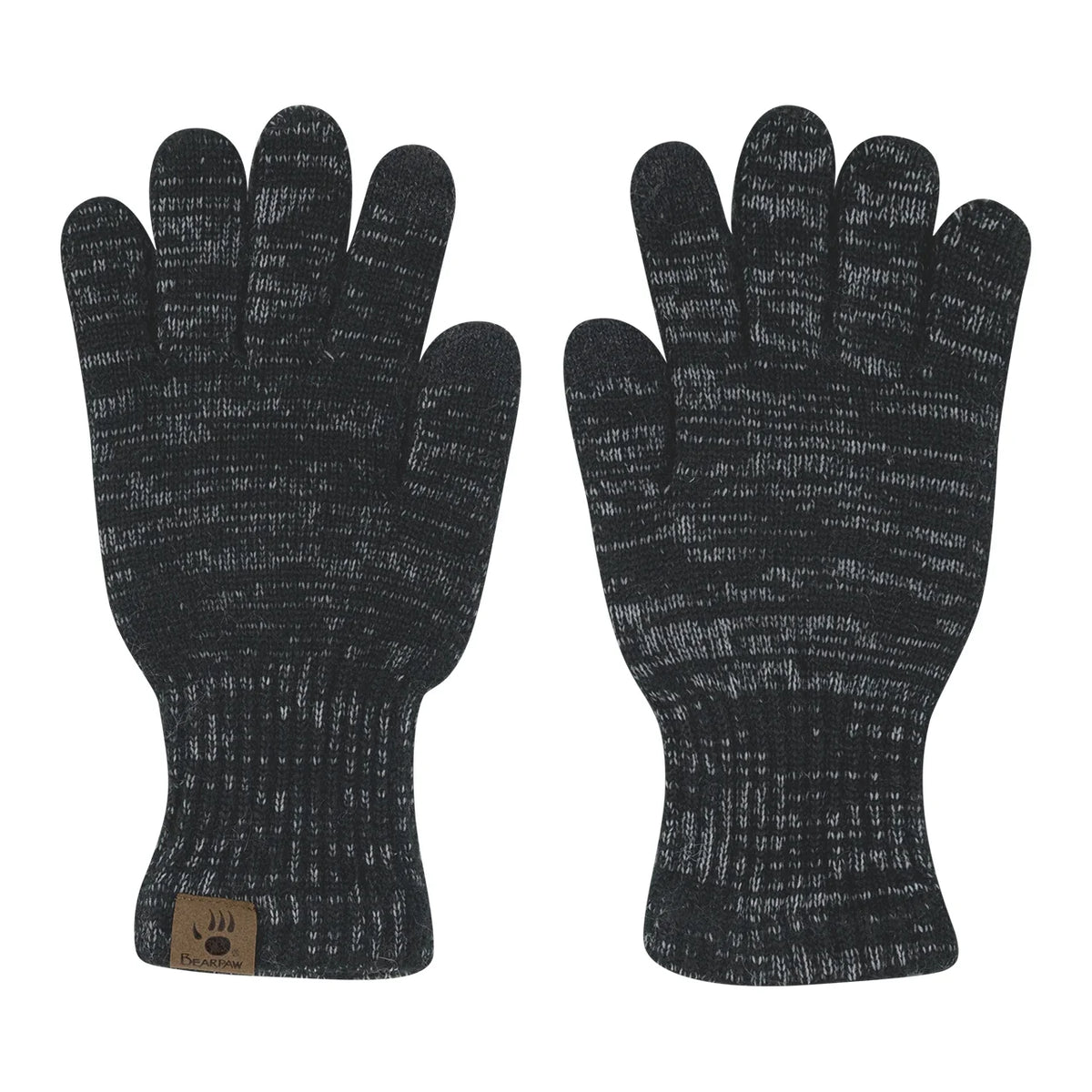 HAT GLOVE SET 2PK BLACK